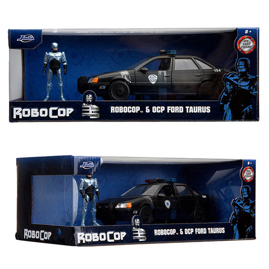 1:24 ROBOCOP 1986 OCP FORD TAURUS w/ ROBOCOP [Robocop minicar]