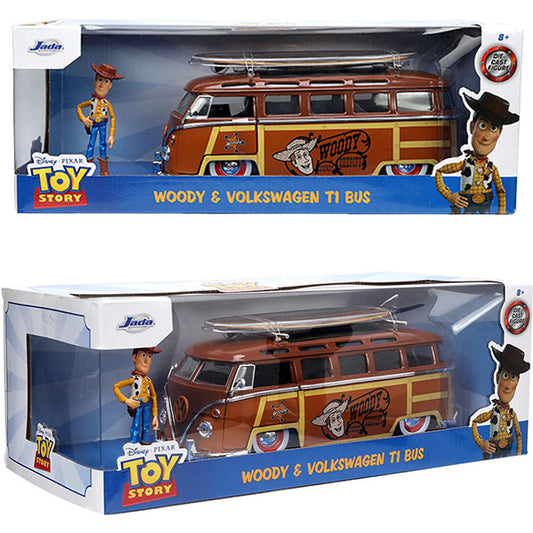 1:24 TOY STORY 1962 VOLKSWAGEN T1 BUS w/ WODDY [Toy Story] Mini car