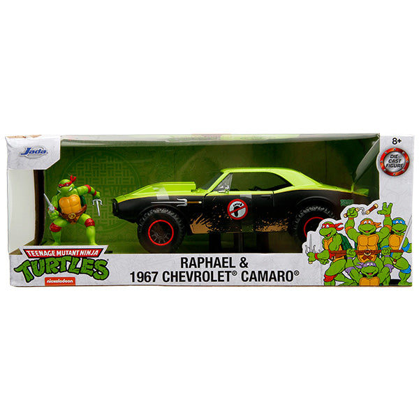 1:24 TURTLES 1967 CHEVY CAMARO w/ RAPHAEL 【タートルズ】ミニカー