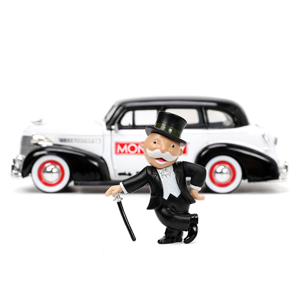 1:24 MONOPOLY 1939 CHEVY MASTER DELUXE w/ MR. MONOPOLY [Monopoly] Mini car