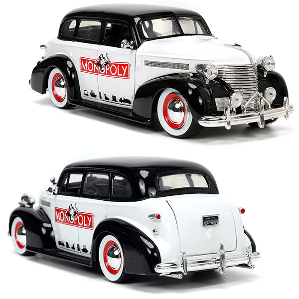 1:24 MONOPOLY 1939 CHEVY MASTER DELUXE  w/ MR. MONOPOLY【モノポリー】ミニカー