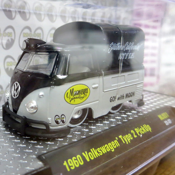 M2 MACHINES 1:64 MOONEYES 1960 VW Type2 PickUp Short with Canvas Cover 【ムーンアイズ】ミニカー