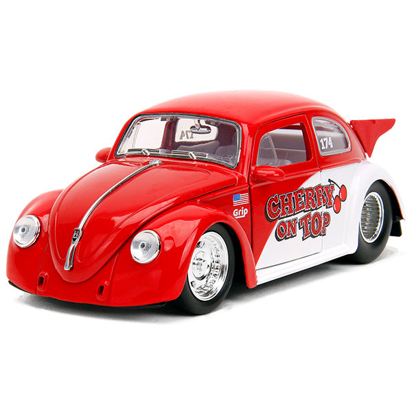 JADA TOYS 1:24 PUNCH BUGGY  1959 VW Drag Beetle ミニカー