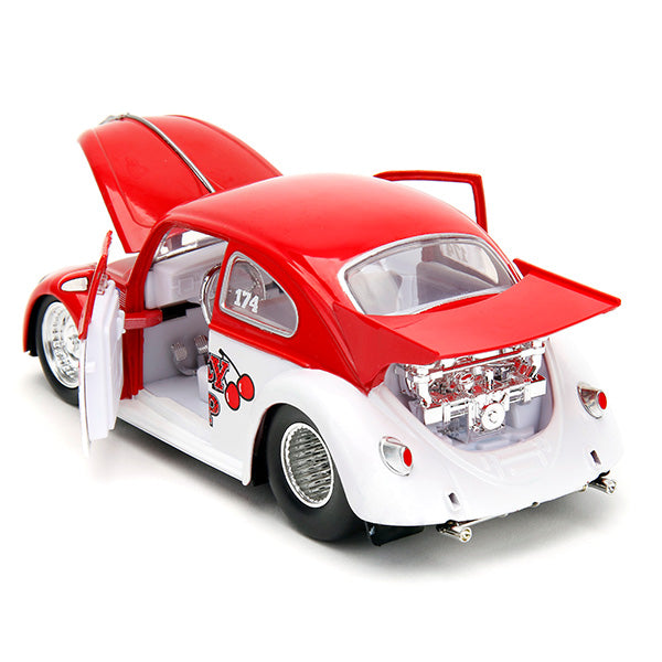 JADA TOYS 1:24 PUNCH BUGGY  1959 VW Drag Beetle ミニカー