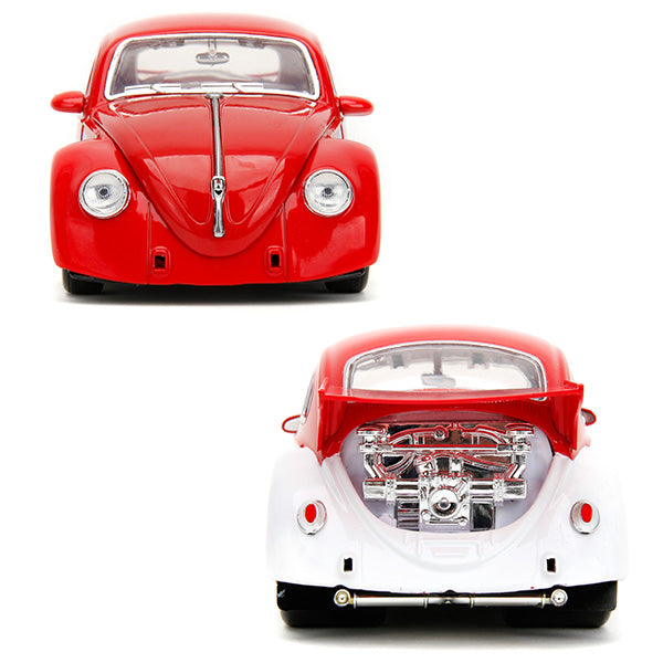 JADA TOYS 1:24 PUNCH BUGGY  1959 VW Drag Beetle ミニカー