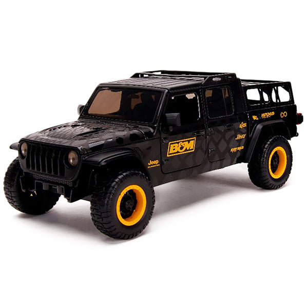 JADATOYS 1:24 JUST TRUCKS w/RACK &amp; WHEELS  2020 Jeep Gladiator ミニカー