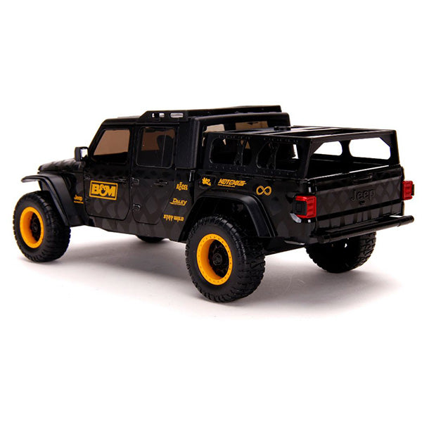 JADATOYS 1:24 JUST TRUCKS w/RACK &amp; WHEELS  2020 Jeep Gladiator ミニカー