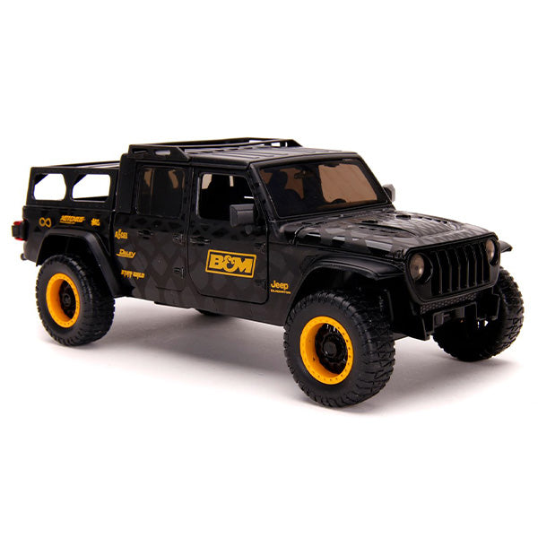 JADATOYS 1:24 JUST TRUCKS w/RACK &amp; WHEELS  2020 Jeep Gladiator ミニカー