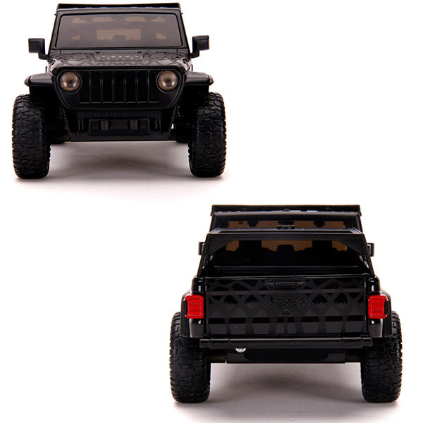 JADATOYS 1:24 JUST TRUCKS w/RACK &amp; WHEELS  2020 Jeep Gladiator ミニカー