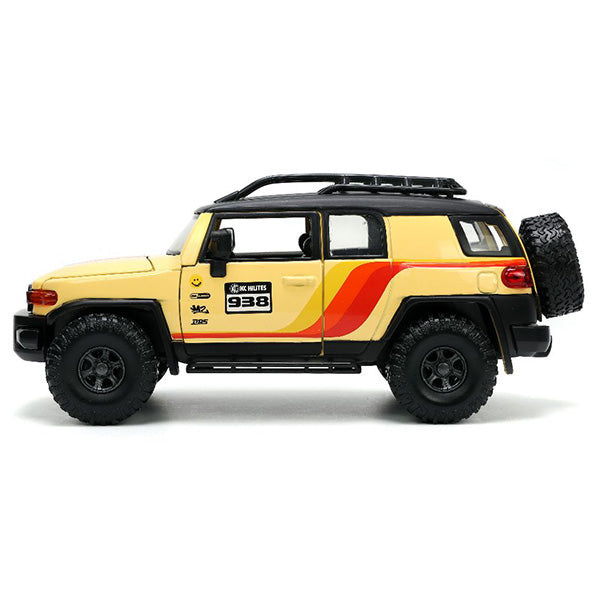 JADATOYS 1:24 JUST TRUCKS w/RACK &amp; WHEELS  Toyota FJ Cruiser ミニカー