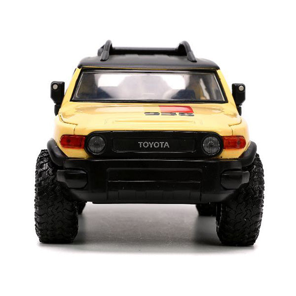 JADATOYS 1:24 JUST TRUCKS w/RACK &amp; WHEELS  Toyota FJ Cruiser ミニカー