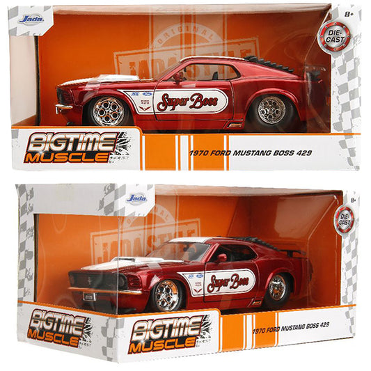 JADATOYS 1:24 BTM  1970 Ford Mustang Boss 429 ミニカー