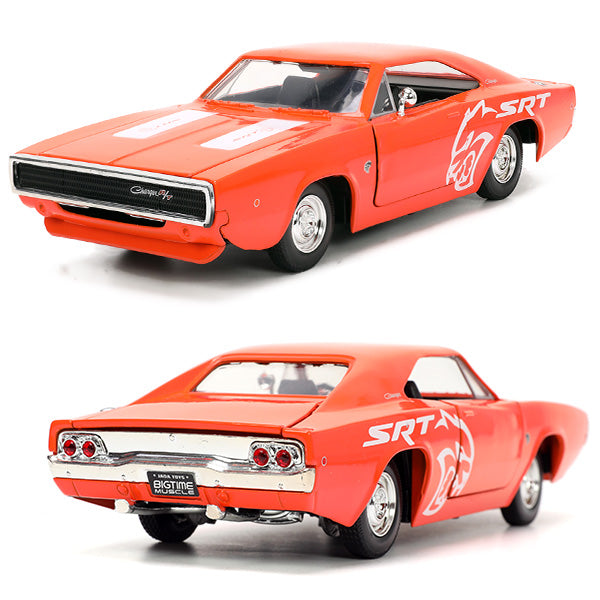 JADATOYS 1:24 BTM  1968 Dodge Charger R/T ミニカー