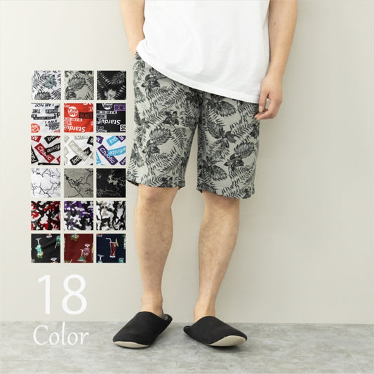 Shorts Men's Sweatshirts Easy All-over Assorted Print Shorts Room Wear Loungewear