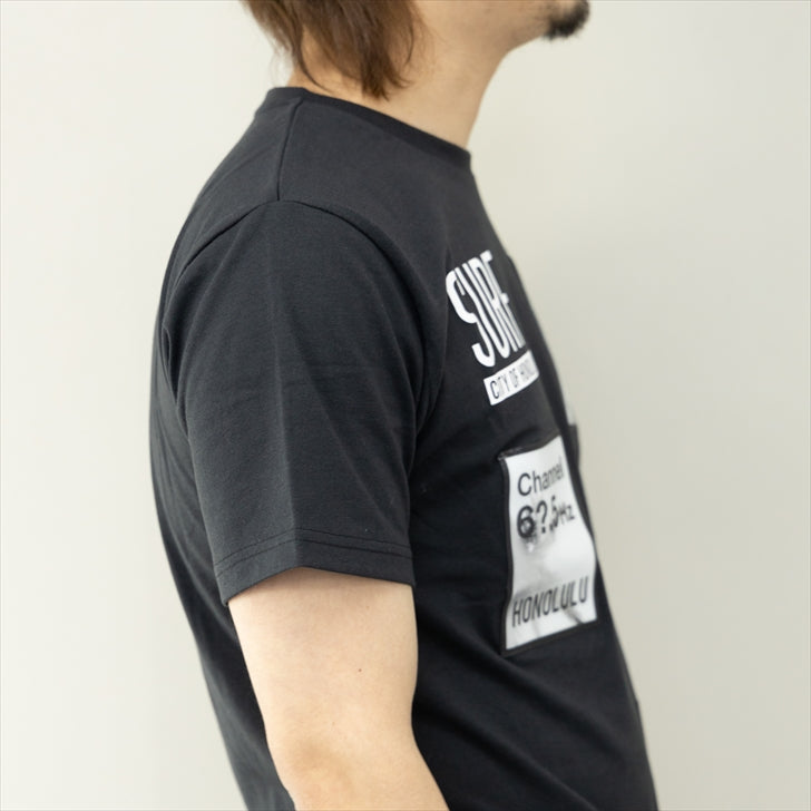 Tシャツ メンズ 半袖 3D加工 レンチキュラープリント 半袖Tシャツ プリントTシャツ カットソー トップス