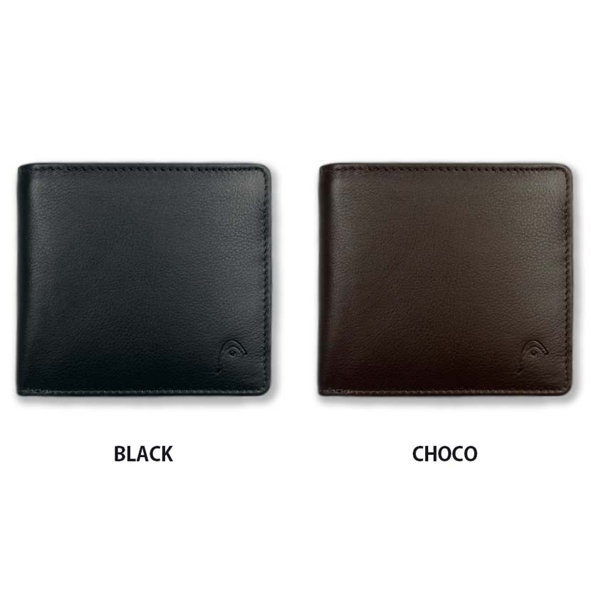 [2 colors] HEAD Real Leather Bicolor Bifold Wallet Short Wallet