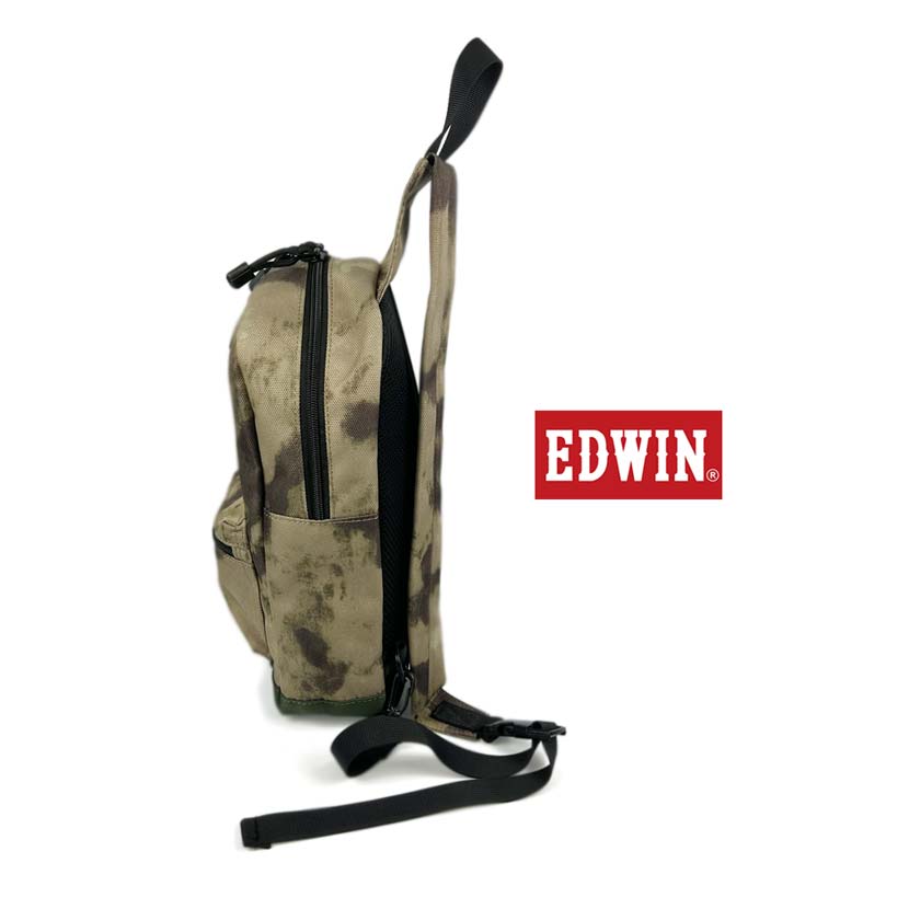 Available in 2 colors EDWIN water repellent PU nylon one shoulder bag body bag