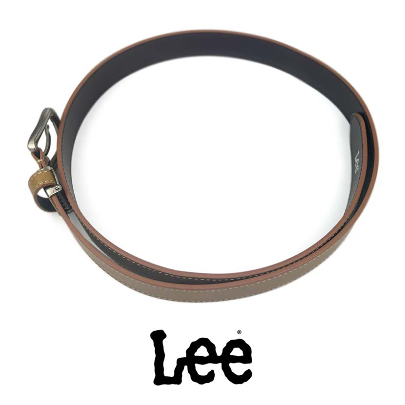 All 3 colors Lee Real Leather Stitch Design Belt Italian Leather Recycled Leather