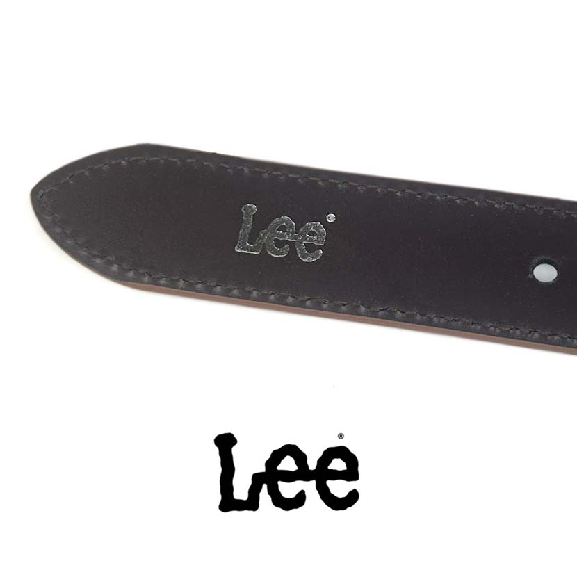 All 3 colors Lee Real Leather Stitch Design Belt Italian Leather Recycled Leather