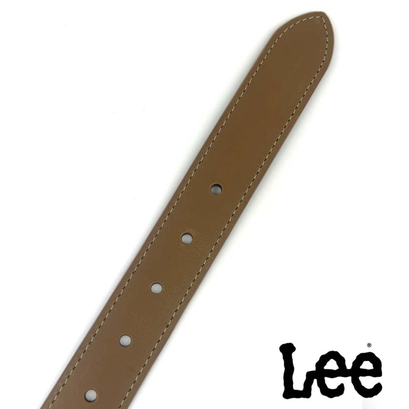 All 3 colors Lee Real Leather Stitch Design Belt Italian Leather Recycled Leather