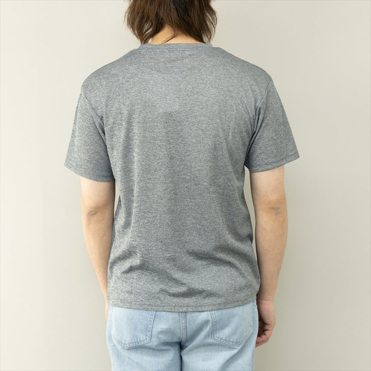 Tシャツ メンズ 半袖 ドライ メッシュ 吸汗速乾 カチオン杢 無地 吸汗速乾Tシャツ スポーツウェア