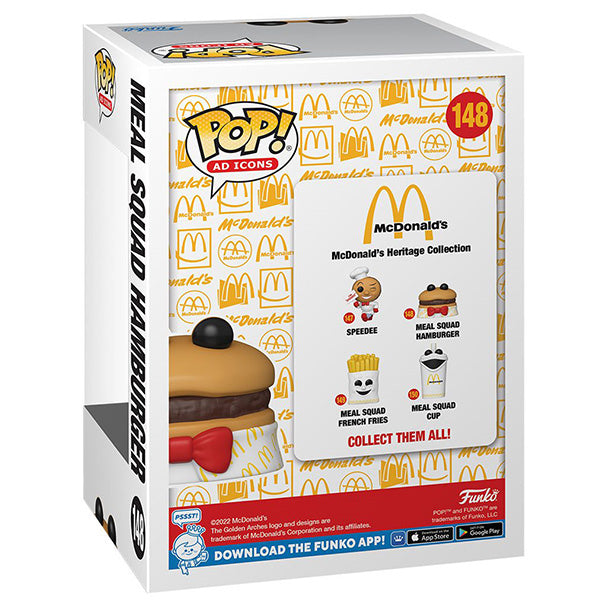 POP! AD ICONS VINYL FIGURE  MCDONALDS MEAL SQUAD HAMBURGER【FUNKO】