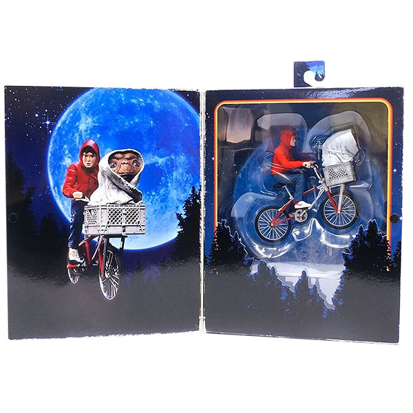 ET 7" Action Figure ET &amp; Elliot with Bike [NECA]