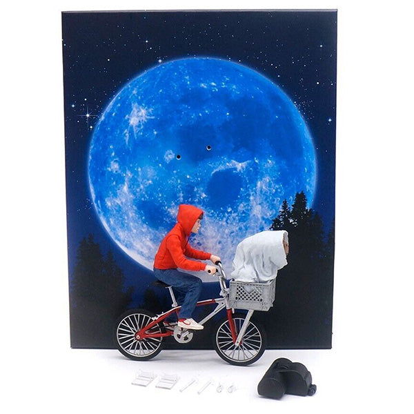 ET 7" Action Figure ET &amp; Elliot with Bike [NECA]