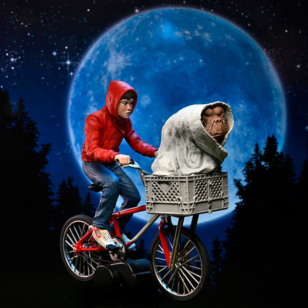 ET 7" Action Figure ET &amp; Elliot with Bike [NECA]
