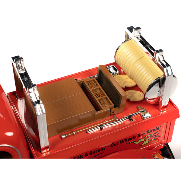 AUTO WORLD 1:18 RAT FINK LUCKY No.13 FIRE TRUCK w/ RAT FINK【ラットフィンク】ミニカー