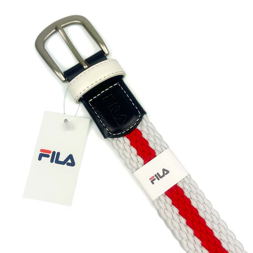 【3タイプ】FILA フィラ カラフル メッシュラバー ベルト 伸びる ゴムベルト