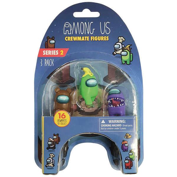 AMONG US CREWMATE FIGURE 3P SET IN BLISTER PACK [AMONG US FIGURE SET] SERIES 2