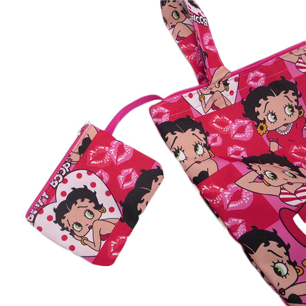 Betty Boop Tote Bag RED/PINK