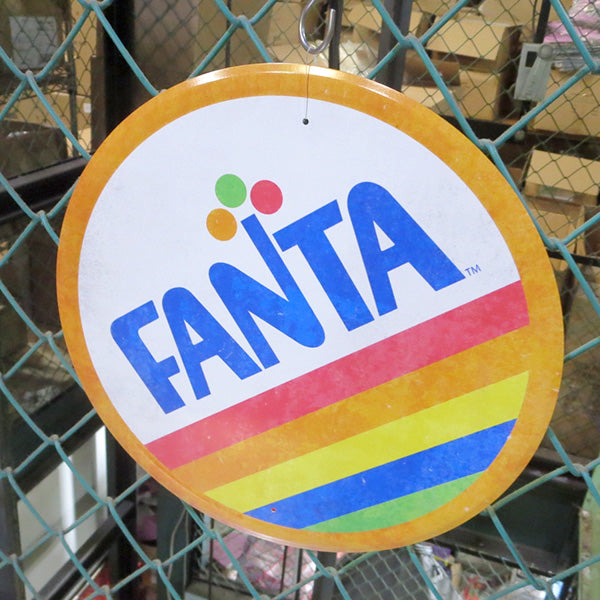 ラウンド メタルサイン FANTA【ファンタ ブリキ看板】