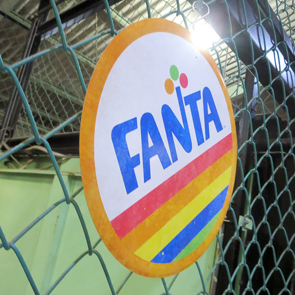 ラウンド メタルサイン FANTA【ファンタ ブリキ看板】