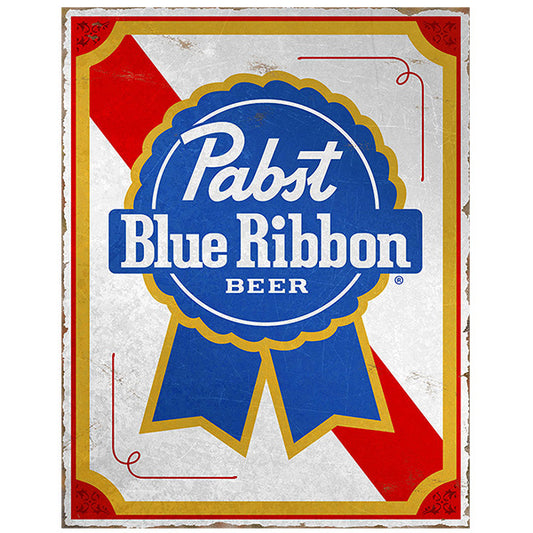 メタルサイン Pabst Blue Ribbon【パブスト ブリキ看板】