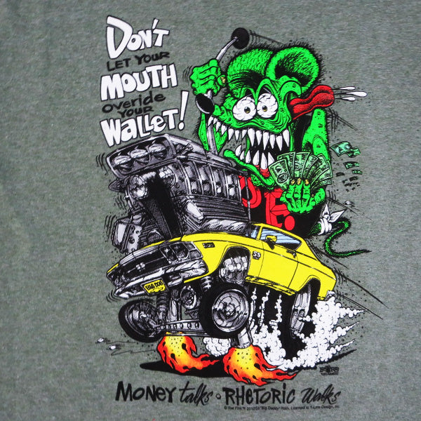 RAT FINK T-shirt MONEY TALKS