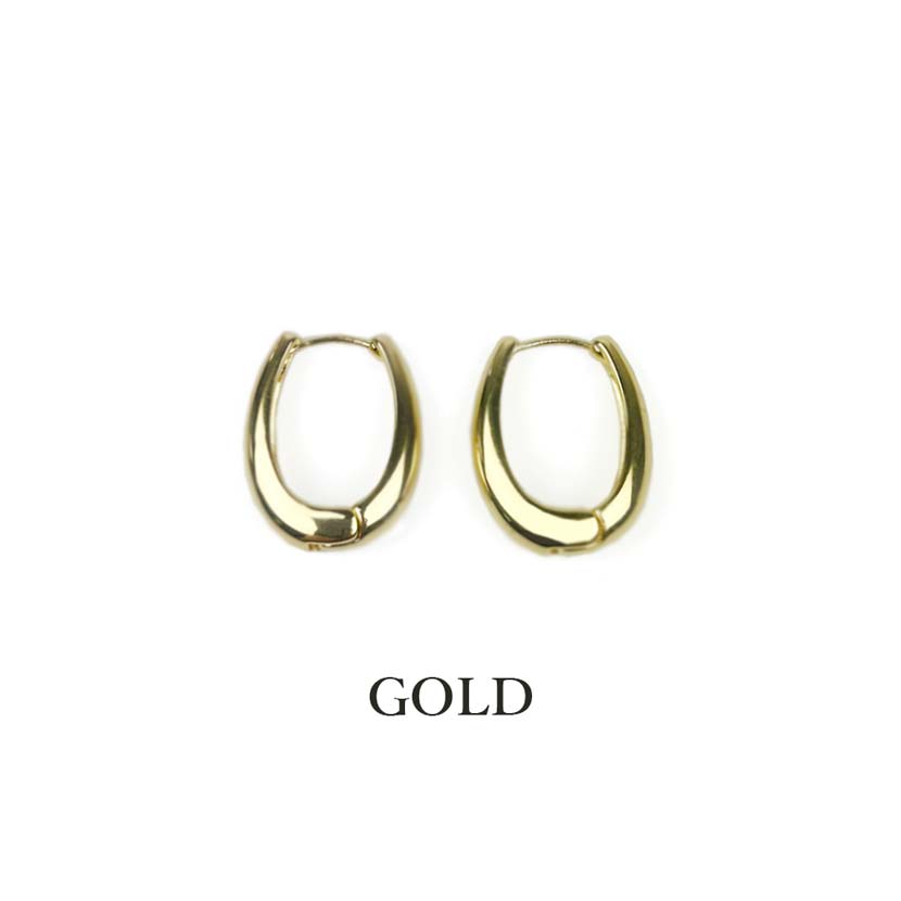 Hoop Design Earrings Binaural Set Gold Color Teardrop Ladies Accessories Simple