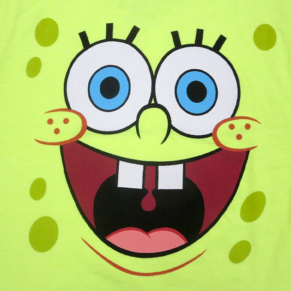 キッズ Tシャツ  Spongebob Smile Neon 【スポンジボブ】