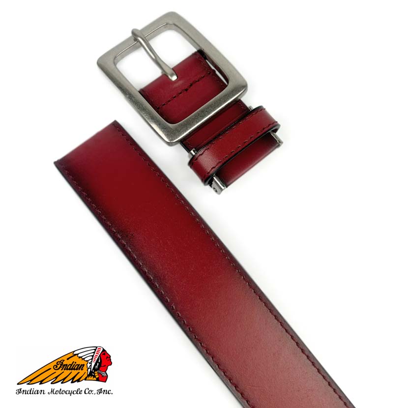 All 5 colors Indian Real Leather Garrison Buckle Belt Recycled Leather Width 3.5cm