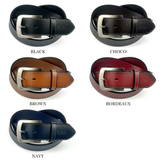 All 5 colors Indian Real Leather Stitch Wide Belt Recycled Leather Recycled Leather Width 4cm