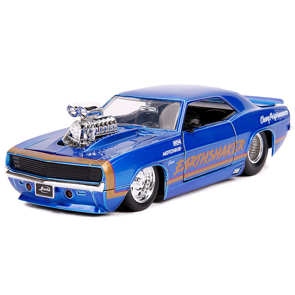 JADATOYS 1:24 BTM  1969 Chevrolet Camaro with Blow Engine Earthshaker ミニカー