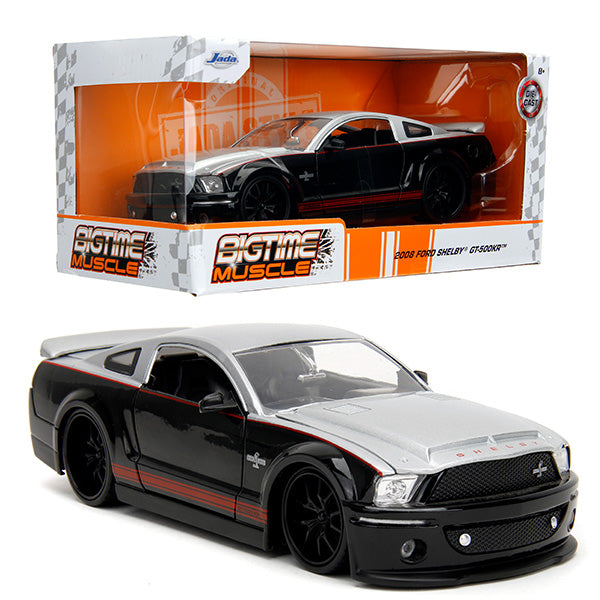 JADATOYS 1:24 BTM 2008 Ford Shelby GT-500KR Mini Car