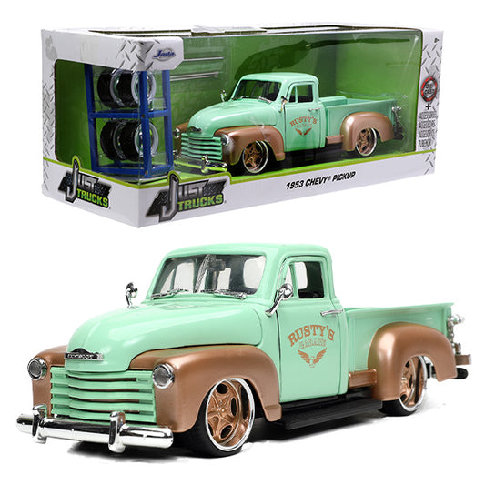 JADATOYS 1:24 JUST TRUCKS w/RACK &amp; WHEELS  1953 Chevrolet Pickup ミニカー