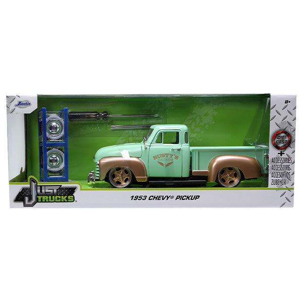 JADATOYS 1:24 JUST TRUCKS w/RACK &amp; WHEELS  1953 Chevrolet Pickup ミニカー