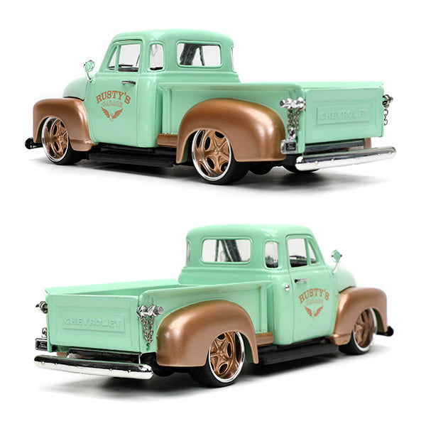 JADATOYS 1:24 JUST TRUCKS w/RACK &amp; WHEELS  1953 Chevrolet Pickup ミニカー