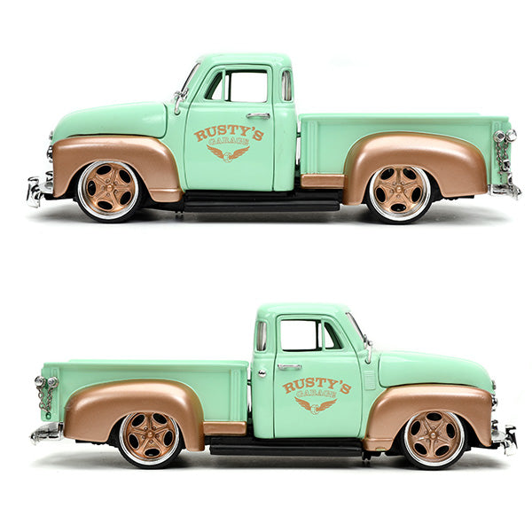 JADATOYS 1:24 JUST TRUCKS w/RACK &amp; WHEELS  1953 Chevrolet Pickup ミニカー