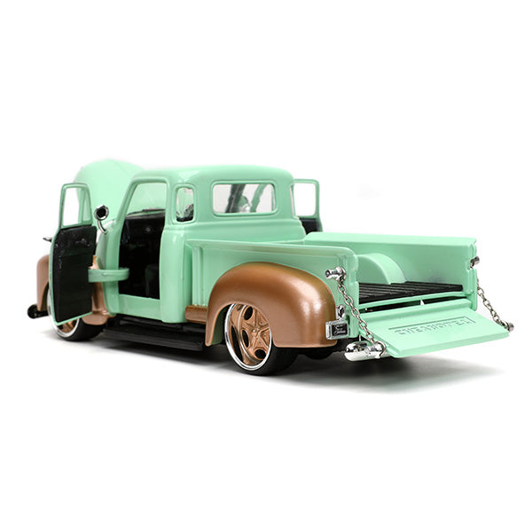 JADATOYS 1:24 JUST TRUCKS w/RACK &amp; WHEELS  1953 Chevrolet Pickup ミニカー