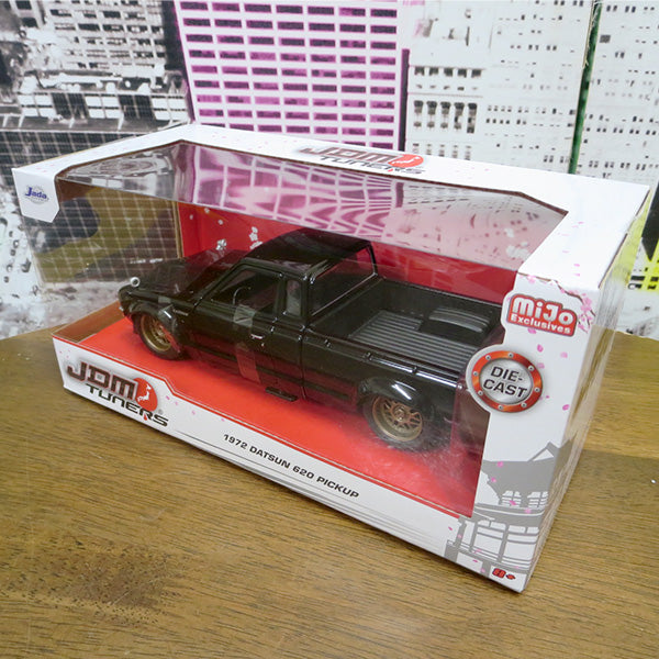 JADATOYS 1:24 JDM TUNERS 1972 Datsun 620 Pickup ミニカー