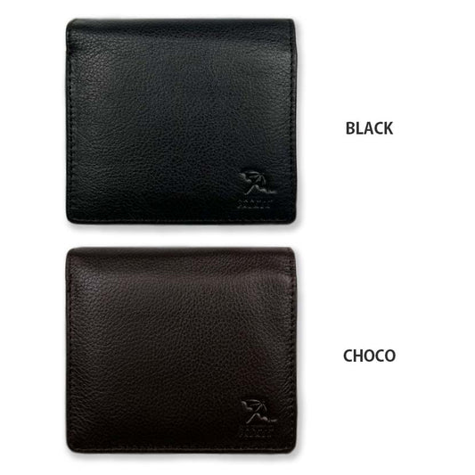 [All 2 colors] Arnold Palmer Genuine leather Bifold wallet with 2 inner bellas Wallet Commuter holder